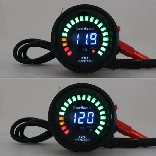 Automobile Car Refitted Oil Pressure Gauge With Sensor - www.Shopthatapp.com