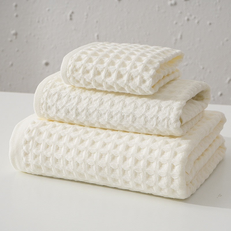 Waffle Cotton Yarn Air Conditioner Summer Cooling Duvet Solid Color Dormitory Comforter - www.Shopthatapp.com