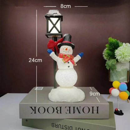 Christmas Gifts Resin Christmas Snowman Night Light Decoration Christmas Gifts Crafts - www.Shopthatapp.com