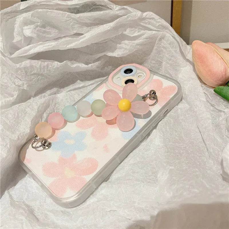 Fashion Flower Bracelet Silicone Phone Case - www.Shopthatapp.com