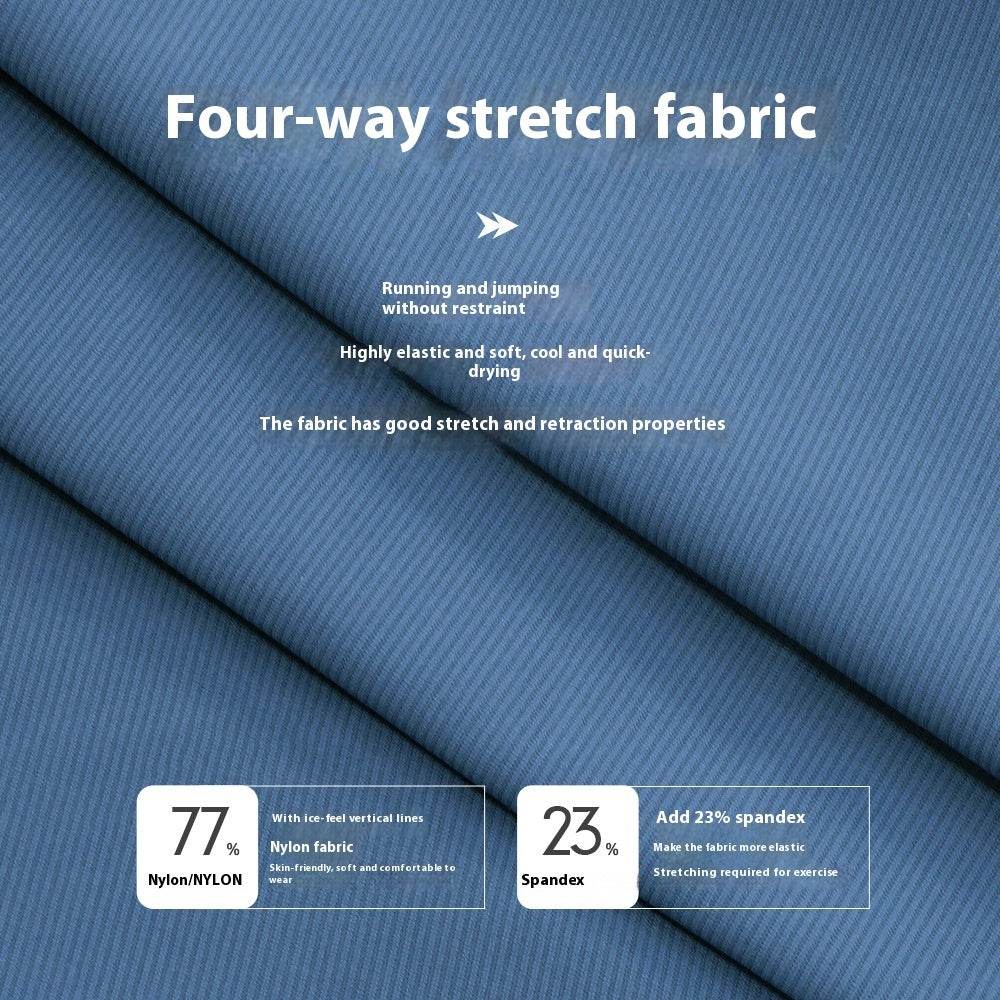 Men's Nylon Cool Feeling Loose Fitness Track Pants Quick-drying - www.Shopthatapp.com