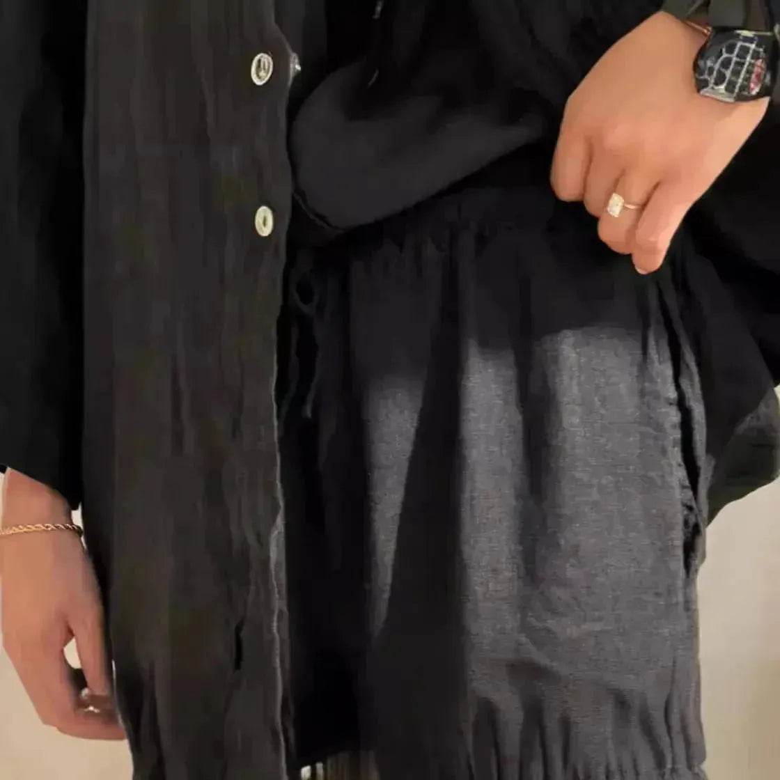 Casual Women Wide Leg Pants Long Sleeves Shirt Sets Ladies Loose High Street 2 Piece Outfits Pant co ords for Women Trouser co ords for Women - www.Shopthatapp.com