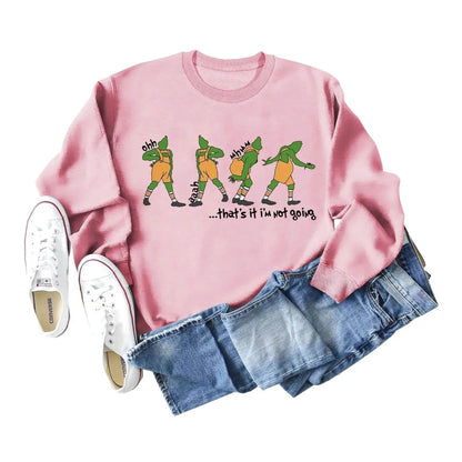 Women's Christmas Printed Long Sleeved  Pullover Sweatshirt - www.Shopthatapp.com