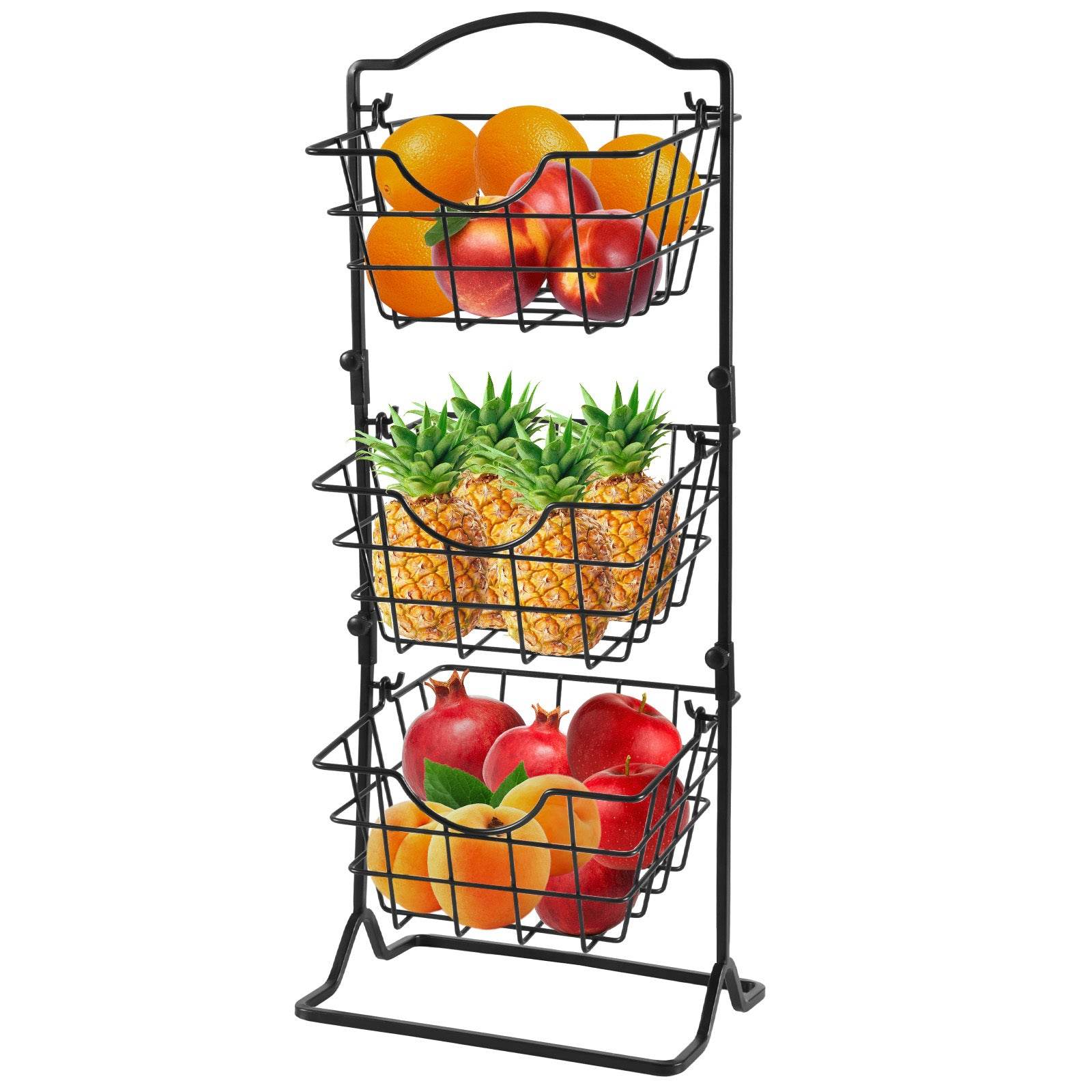 Simple Multi-layer Iron Shelf  Iron Can Be Shaken Storage Shelf Kitchen Organizer - www.Shopthatapp.com