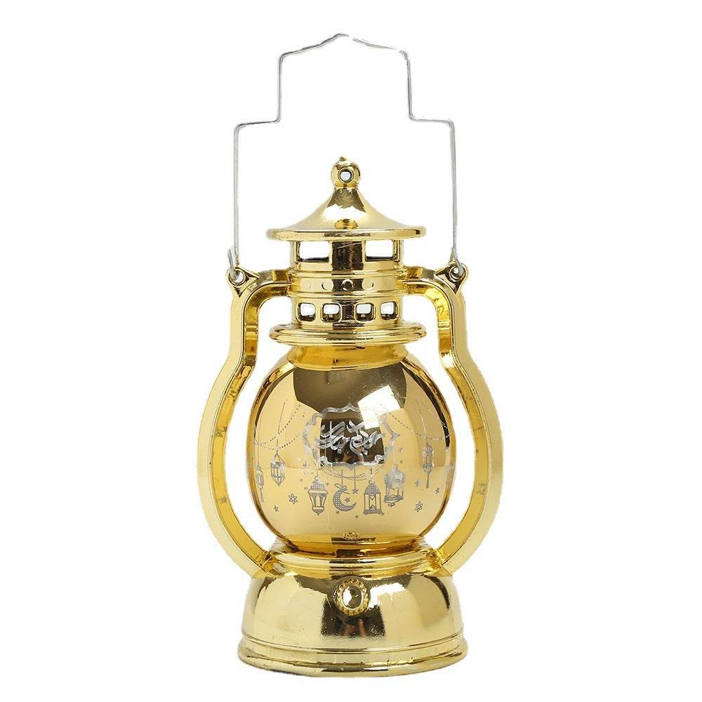 Ramadan Eid Mubarak Lantern Led Lights Party Decor Kids Gifts Middle East laser carved lantern - www.Shopthatapp.com