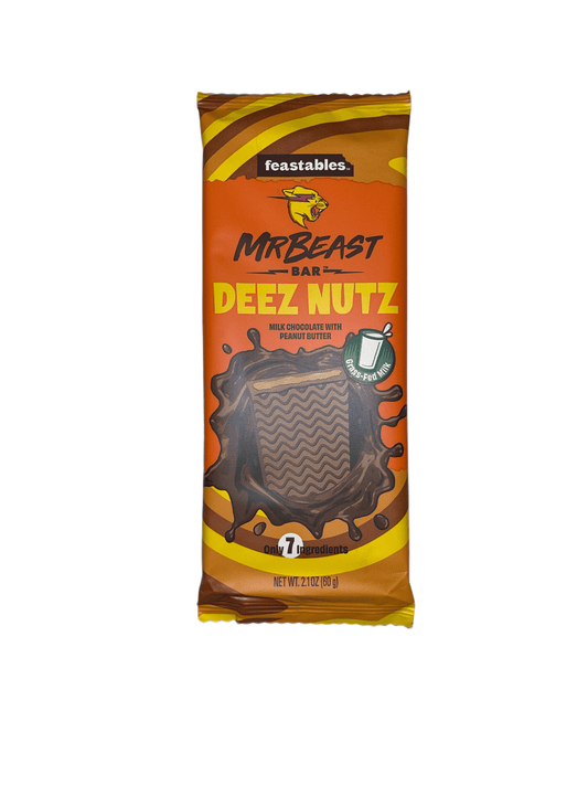 Feastables Mr. Beast Bar - Deez Nutz Peanut Butter - www.Shopthatapp.com