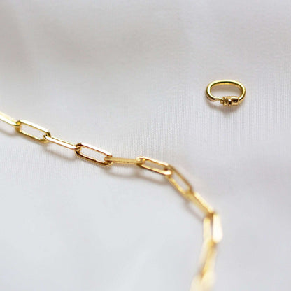 Bracelet permanent Love Links avec chaîne et cadenas