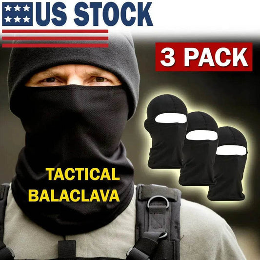 3 Pack Tactical Balaclava Thin Full Face Mask Lightweight Motorcycle Warmer Ski - www.Shopthatapp.com