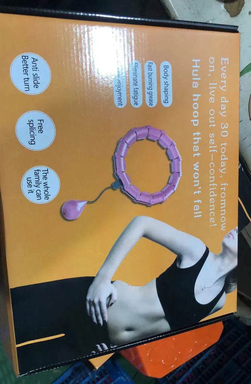 Abdominal Waist Trainer Smart Weighted Adjustable Hula Hoop - www.Shopthatapp.com