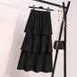 Women's Spring And Summer Chiffon layered Midi maxi Skirt - www.Shopthatapp.com