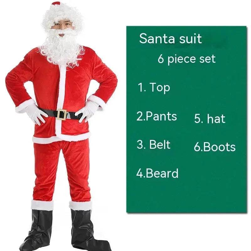 Christmas Costume Men's And Women's Clothing Full Set Performance Costume - www.Shopthatapp.com