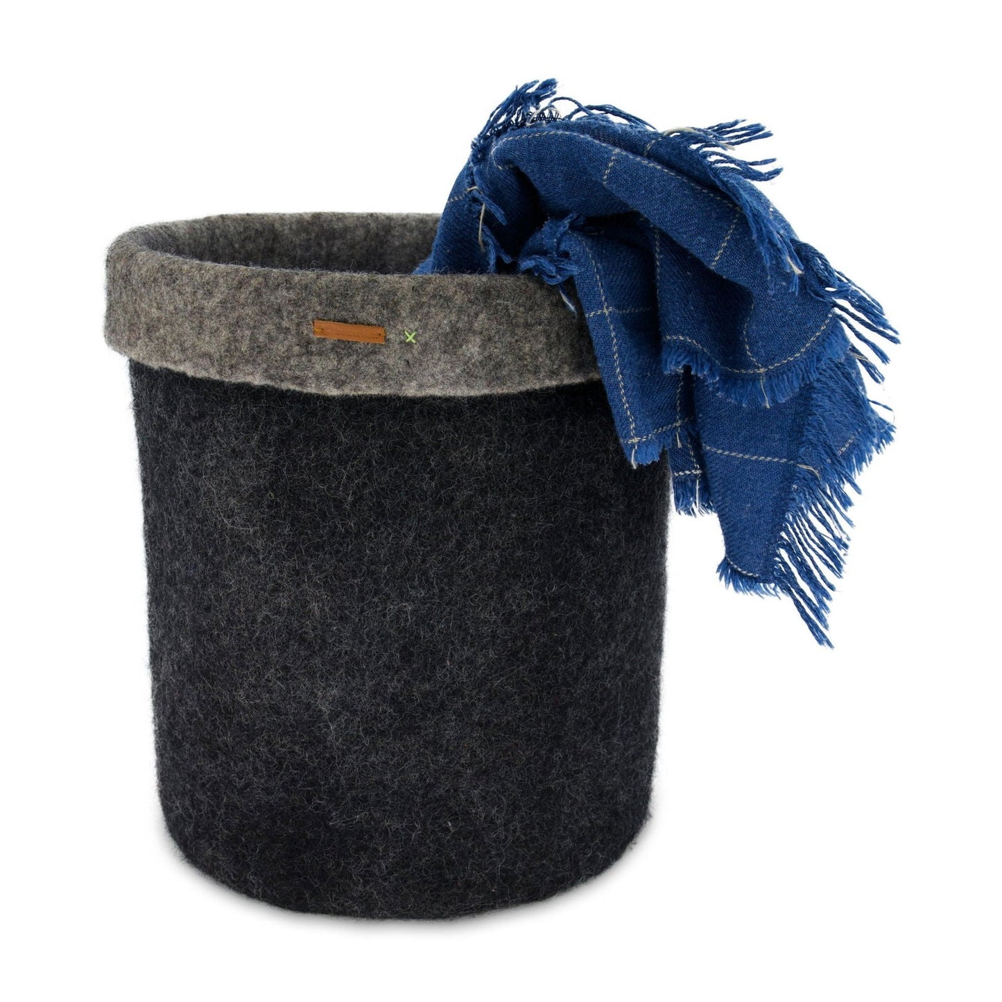 Felt Storage Basket - Black - www.Shopthatapp.com