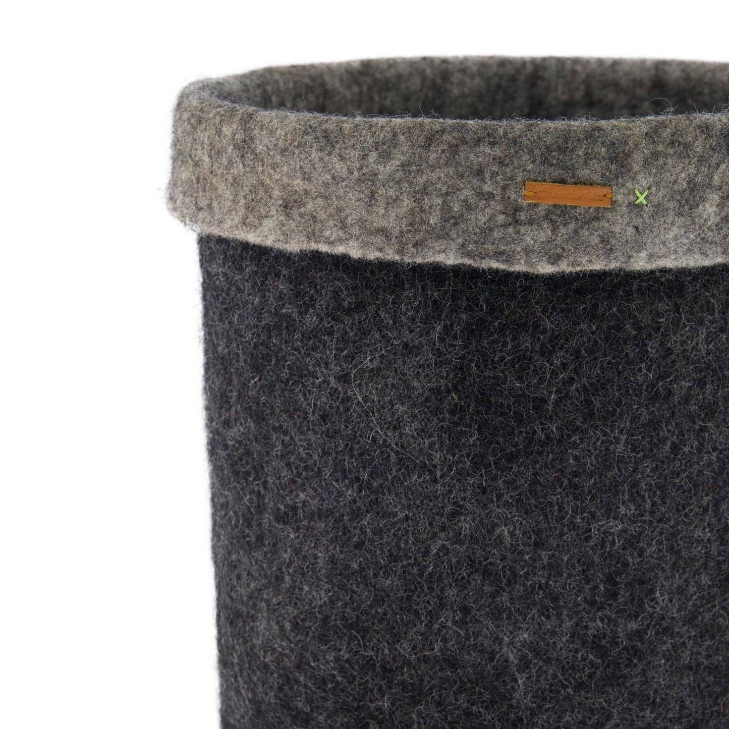 Felt Storage Basket - Black - www.Shopthatapp.com