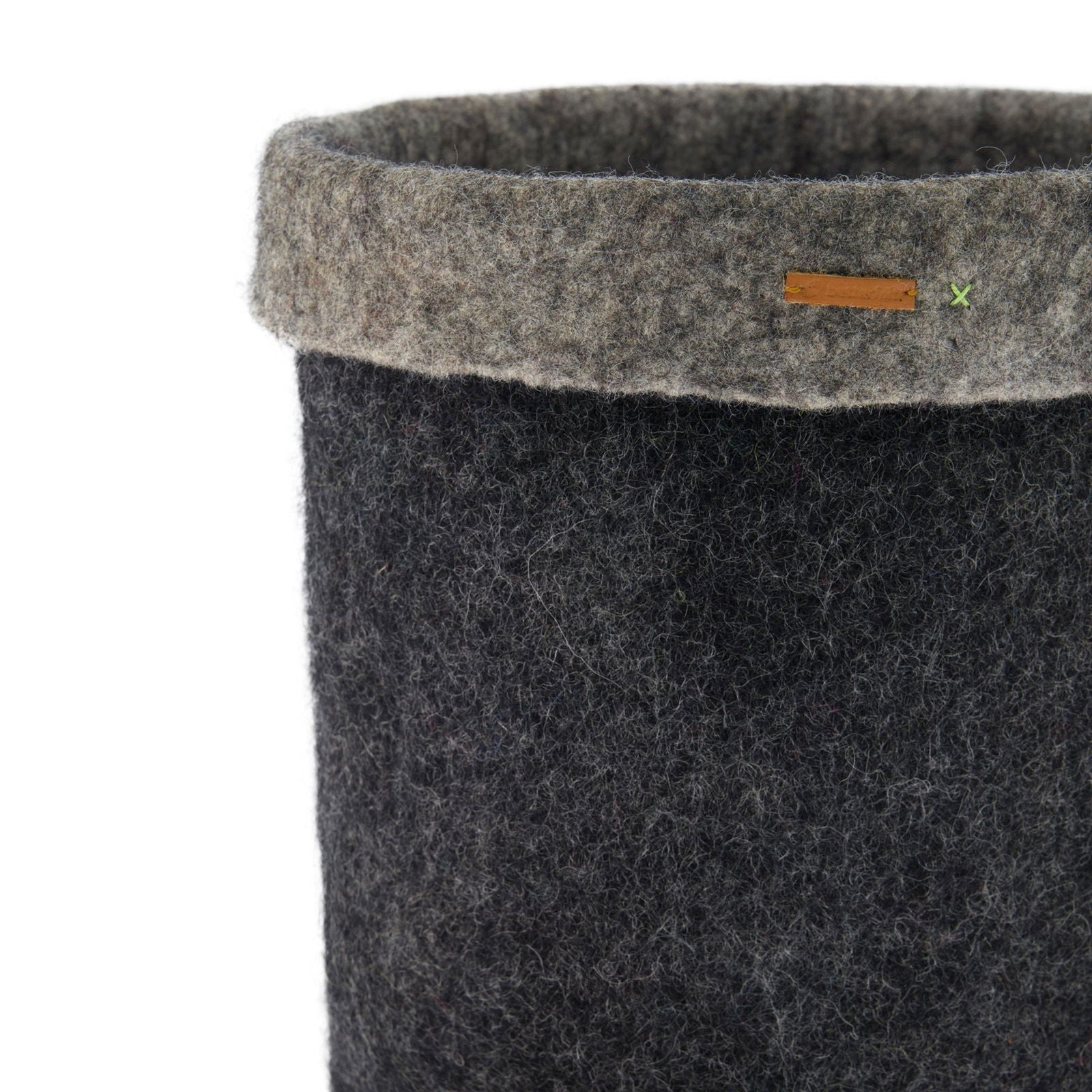 Felt Storage Basket - Black - www.Shopthatapp.com