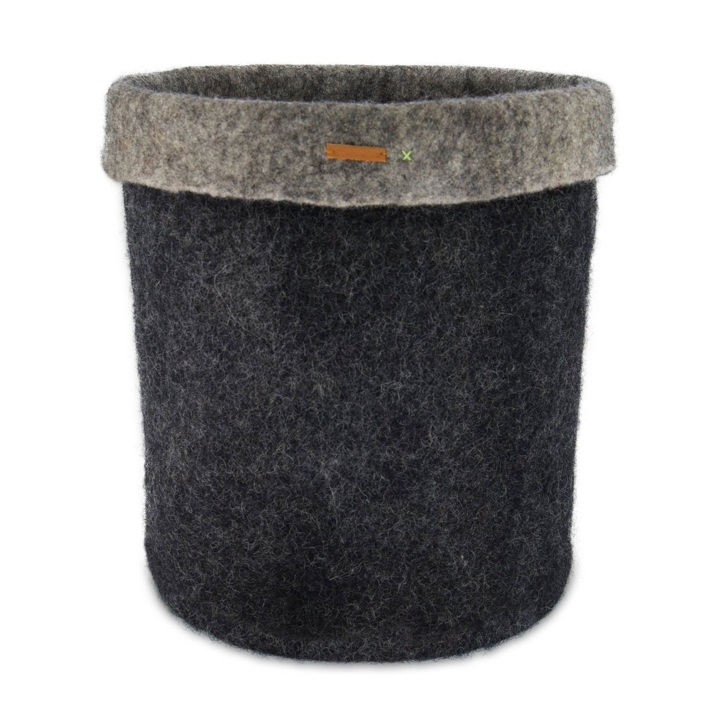 Felt Storage Basket - Black - www.Shopthatapp.com