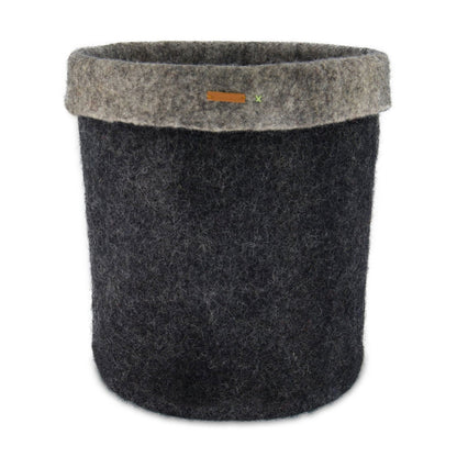 Felt Storage Basket - Black - www.Shopthatapp.com
