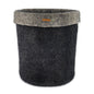 Felt Storage Basket - Black - www.Shopthatapp.com