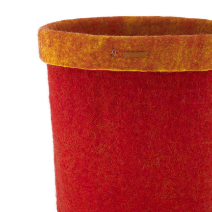 Felt Storage Basket - Red - www.Shopthatapp.com
