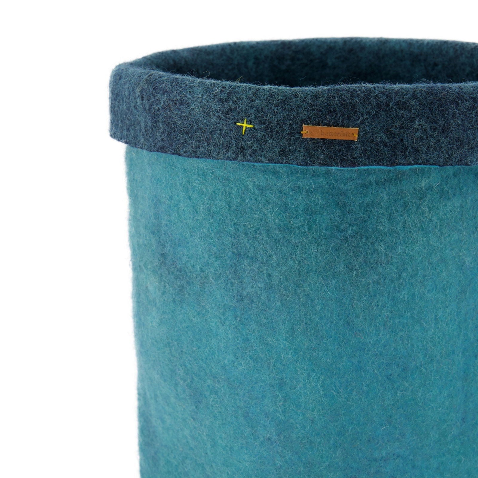 Felt Storage Basket - Turquoise - www.Shopthatapp.com
