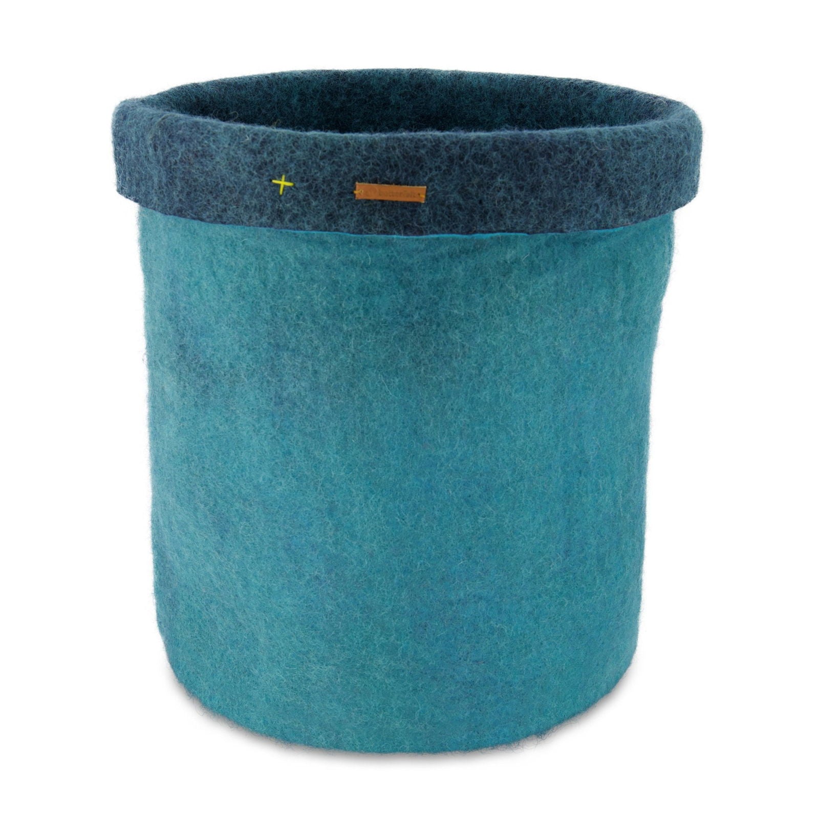 Felt Storage Basket - Turquoise - www.Shopthatapp.com