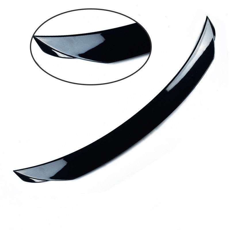 Model 14-21 Mazda 3 Exela Modified Tail Trim Sports Bright Black Tail Blade Large Fixed Wind Surrounded - www.Shopthatapp.com