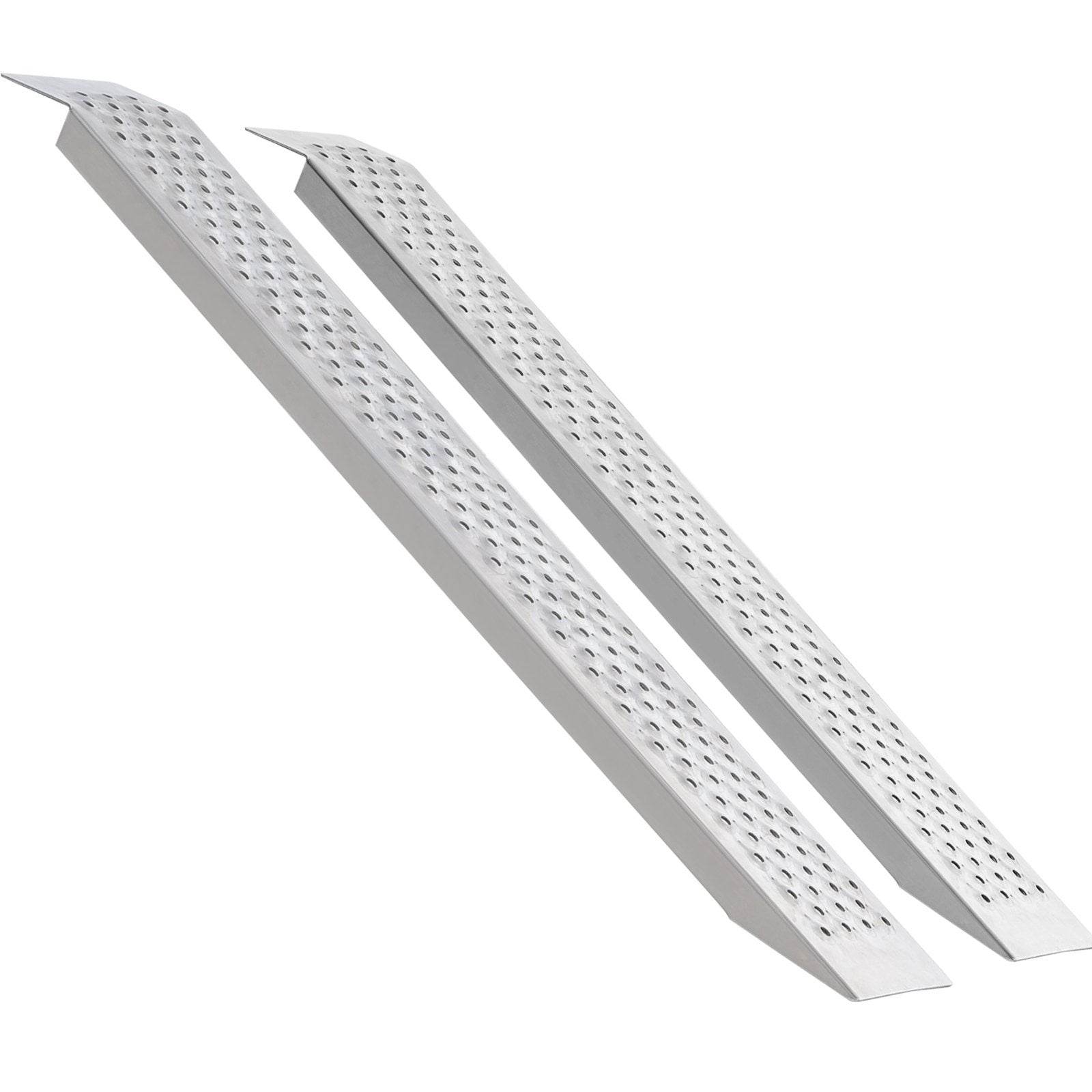 47.2 X 8.5 Aluminum Ramps 880 LBS Capacity Loading Ramps 2PCS - www.Shopthatapp.com
