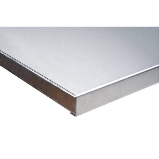 304 Stainless Steel Wood-Filled Workbench Tops, 24" D x 60" W, 1-3/4" Thick - www.Shopthatapp.com