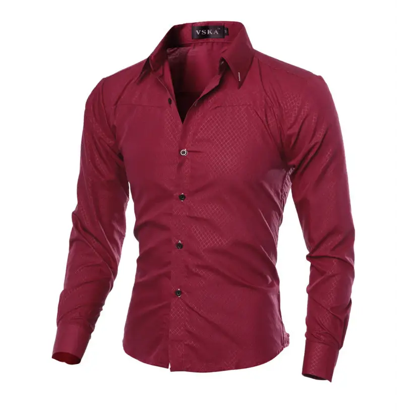 Fitted Shirts For Men Designer Plaid Stripes Pattern - www.Shopthatapp.com