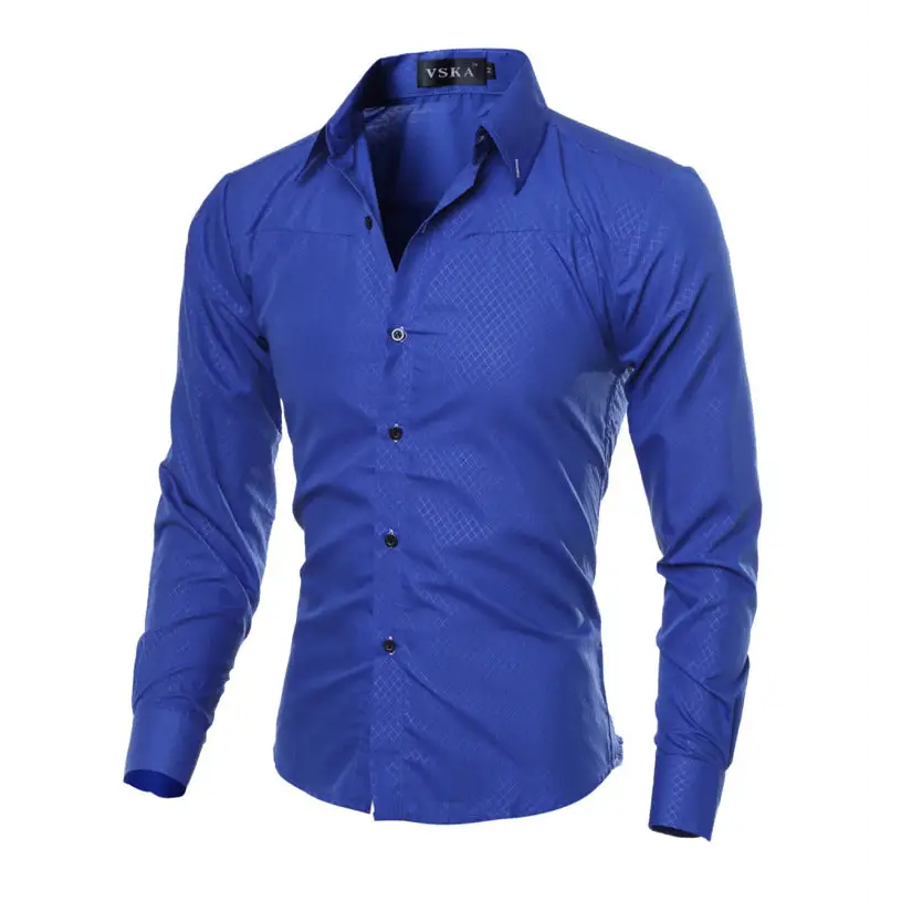 Fitted Shirts For Men Designer Plaid Stripes Pattern - www.Shopthatapp.com