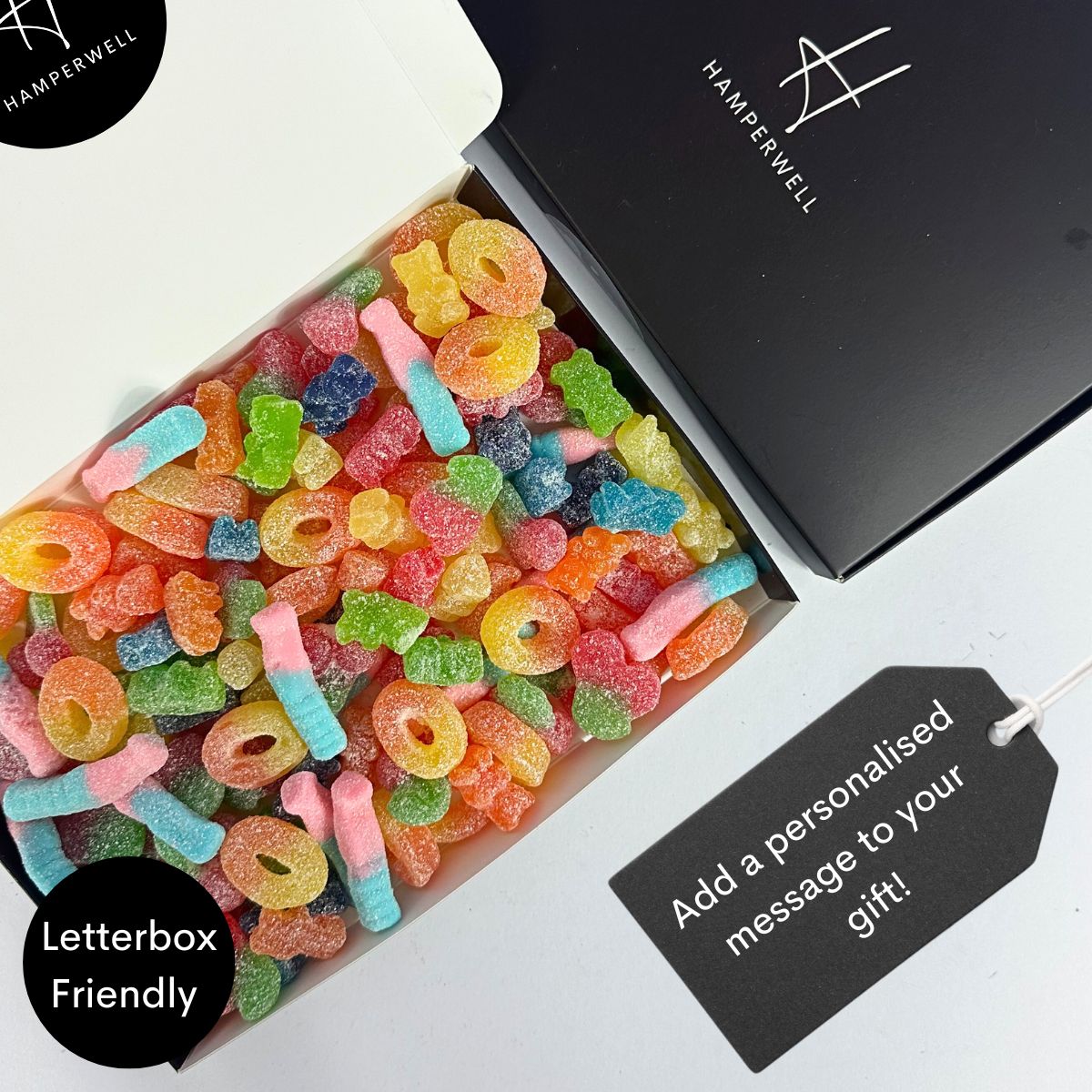 Fizzy Sweets Letterbox Gift Hamper-Food and beverage-www.Shopthatapp.com-HamperWell