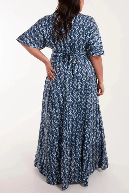 Robe boutonnée Fleur - GRANDE TAILLE