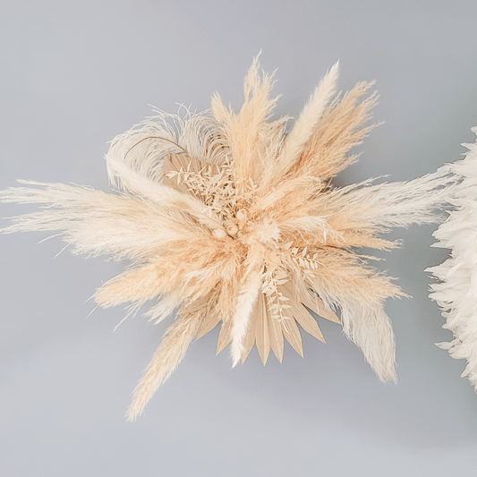 Floral Installation - Boho Neutral - www.Shopthatapp.com