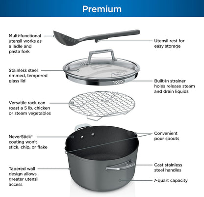 Foodi NeverStick PossiblePot, Premium Set - www.Shopthatapp.com