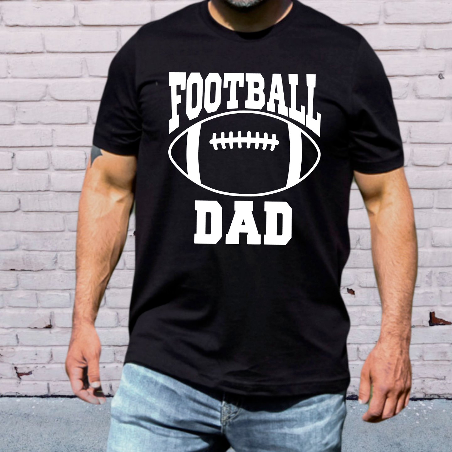 RusticGirls.Trilogy Football Dad T-Shirt for Men - Www.Shopthatapp.com