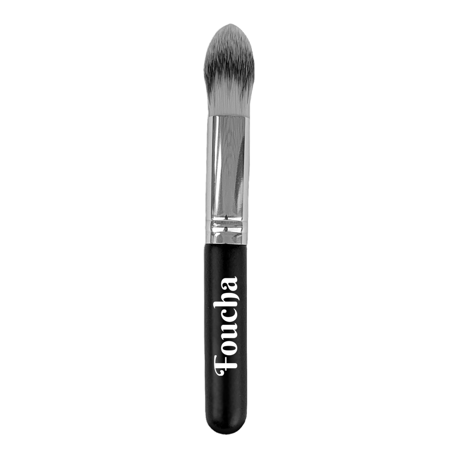 Foucha multi-tasking makeup brush with a sleek design for versatile application