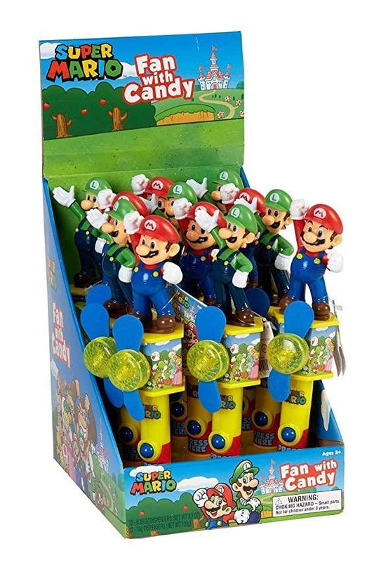 Frankford Candy Fans with LED Lights - Super Mario - www.Shopthatapp.com
