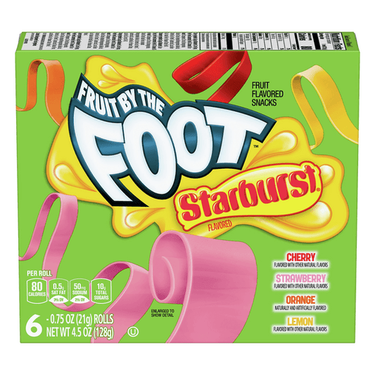 Fruit By The Foot Starburst 6 Rolls - www.Shopthatapp.com