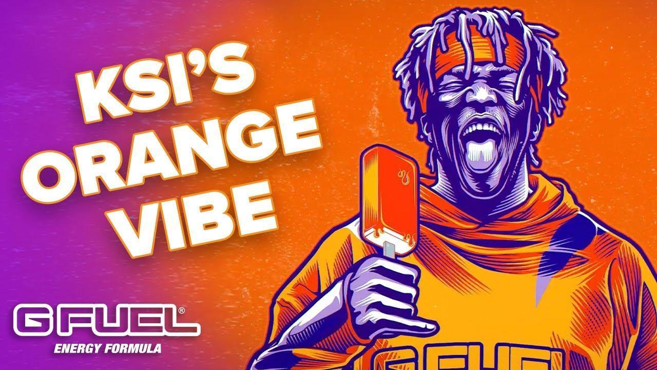 G Fuel KSI Orange Vibe Energy Drink - www.Shopthatapp.com
