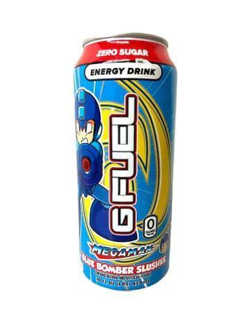 G Fuel Mega Man Blue Bomber Slushee Energy Drink - www.Shopthatapp.com