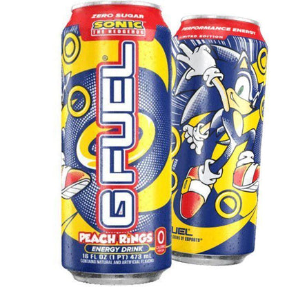 G Fuel Sonic Peach Rings Energy Drink - www.Shopthatapp.com