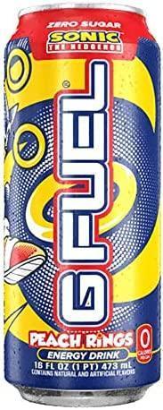G Fuel Sonic Peach Rings Energy Drink - www.Shopthatapp.com