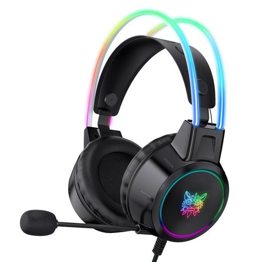 Casque de jeu ONIKUMA X15Pro RGB filaire USB stéréo 3,5 mm