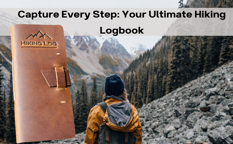 Genuine Leather Hiking Logbook - www.Shopthatapp.com
