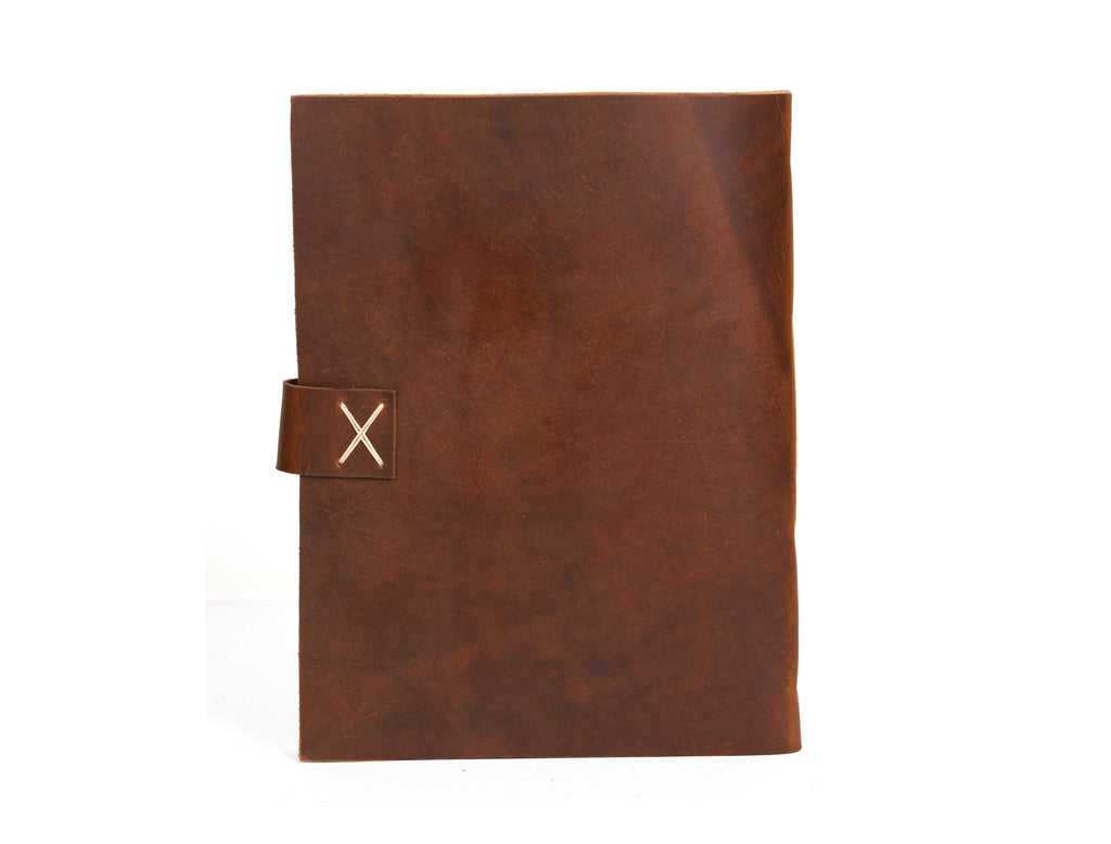 Genuine Top Grain Leather Sketchbook (11" X 8", 96 Pages) - www.Shopthatapp.com