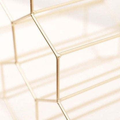 Geometric Wine Rack - www.Shopthatapp.com