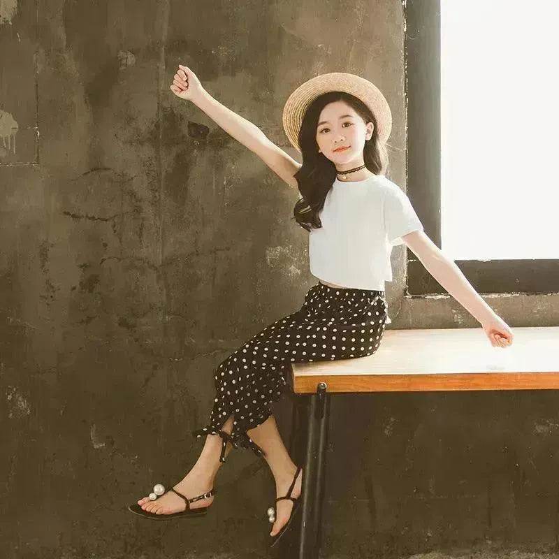 Girls summer mosquito pants suit - www.Shopthatapp.com