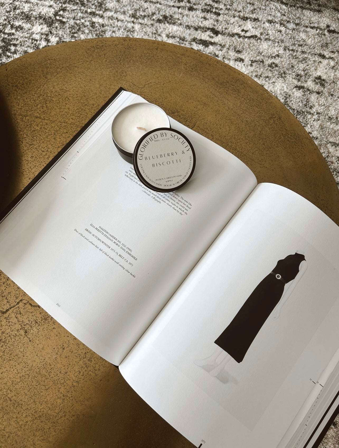 GLORIFIED BY SOCIETY 3.5 oz Scented Candle - Clementine & Clouds - Www.Shopthatapp.com