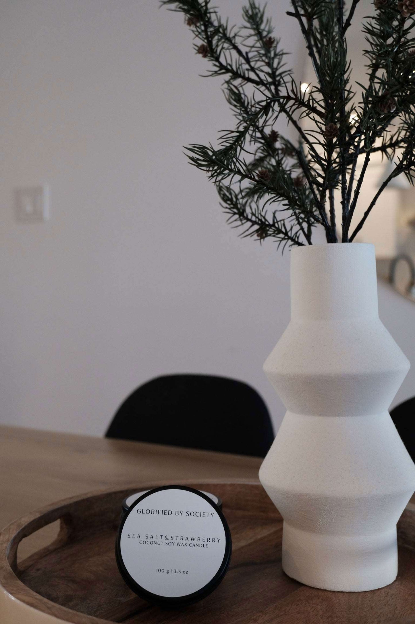 GLORIFIED BY SOCIETY 3.5 oz Scented Candle - Clementine & Clouds - Www.Shopthatapp.com
