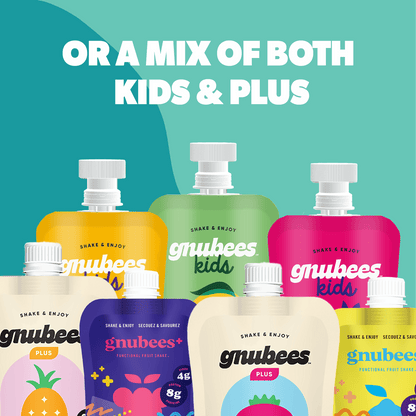 gnubees kids Sampler Pack (6-7 pouches) - www.Shopthatapp.com