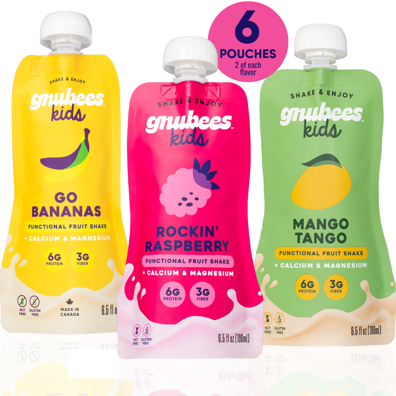 gnubees kids Sampler Pack (6-7 pouches)-Food and beverage-www.Shopthatapp.com-GnuSante.Creations
